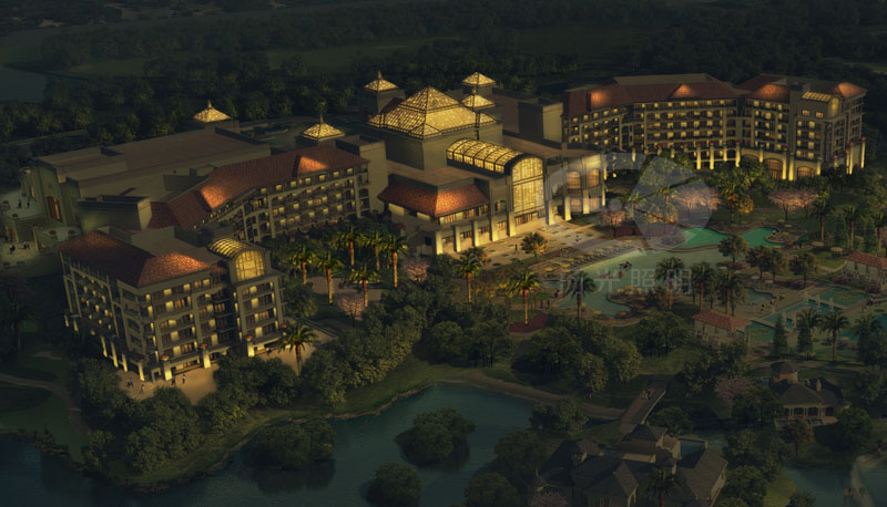 酒店景觀照明 酒店景觀照明