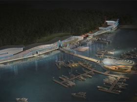 海南?；◢u游艇碼頭泛光照明工程