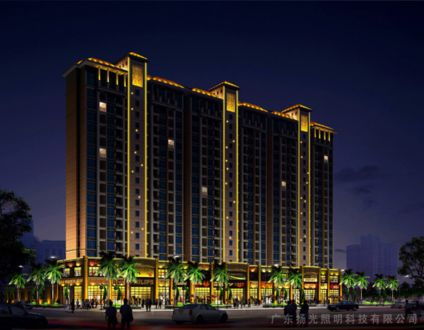 清遠新都廣場夜景照明設(shè)計