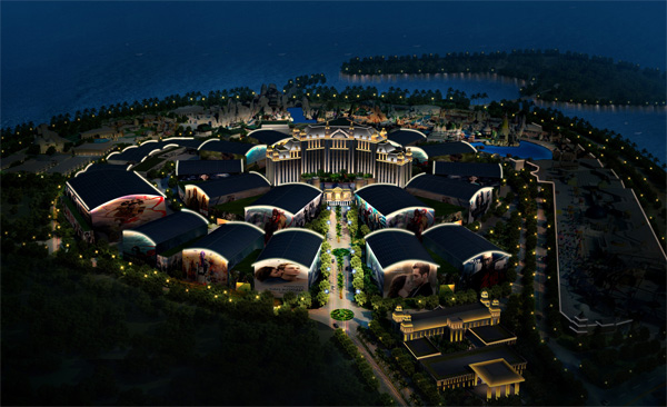 海南?；◢u影視基地戶外照明工程